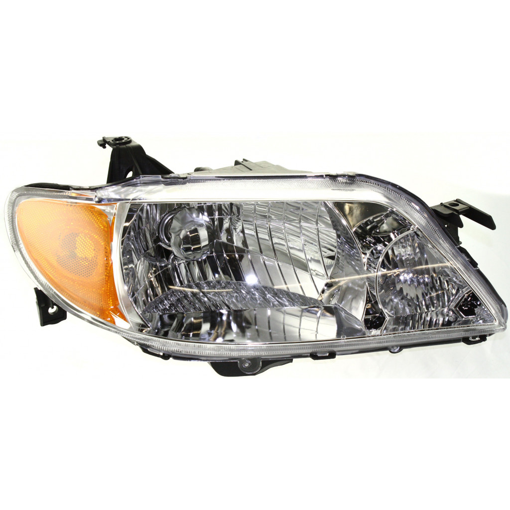 Headlight Compatible With 2001-2003 Mazda Protege Right Passenger Halogen With bulb(s)