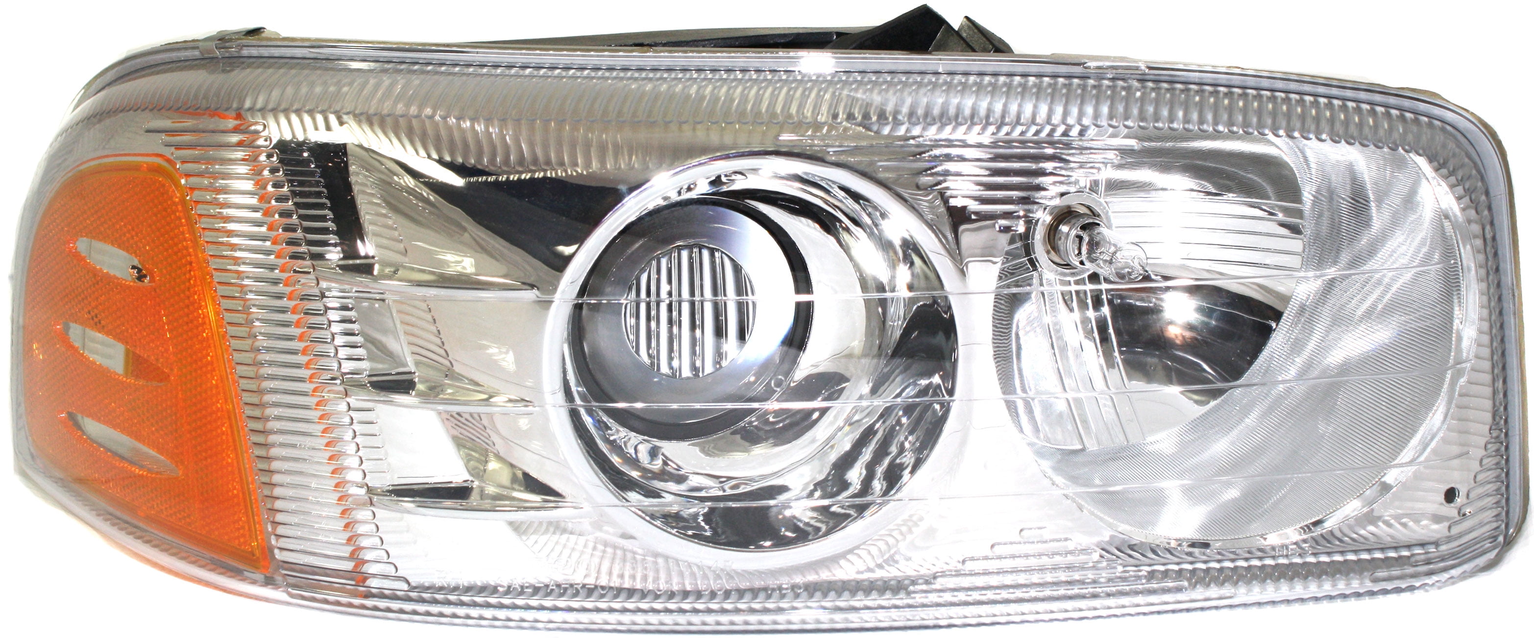 Headlight Compatible With 2001-2006 GMC Sierra 1500 Yukon Right Passenger Halogen With bulb(s)