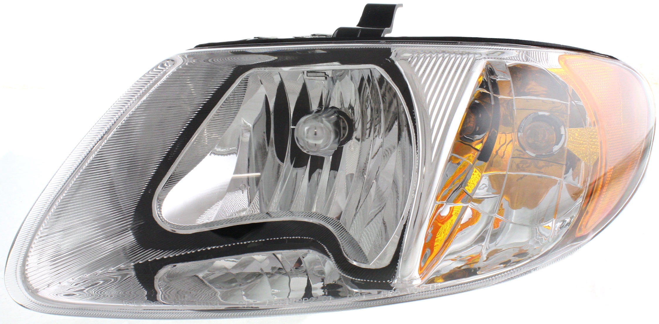 Headlight Compatible With 2001-2007 Dodge Grand Caravan Chrysler Town and Country Left Driver Halogen With bulb(s) CAPA Certified