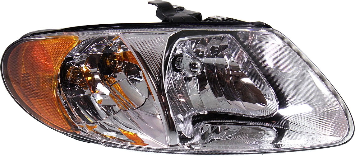 Headlight Compatible With 2001-2007 Dodge Grand Caravan Chrysler Town and Country Right Passenger Halogen With bulb(s)