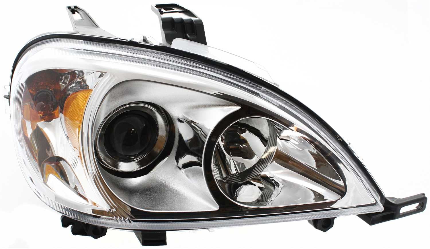 Headlight Compatible With 2002-2005 Mercedes Benz ML500 2003-2005 ML350 Right Passenger Halogen With bulb(s)