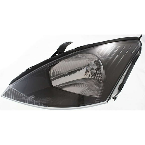 Headlight Compatible With 2003-2004 Ford Focus Left Driver Halogen With bulb(s)
