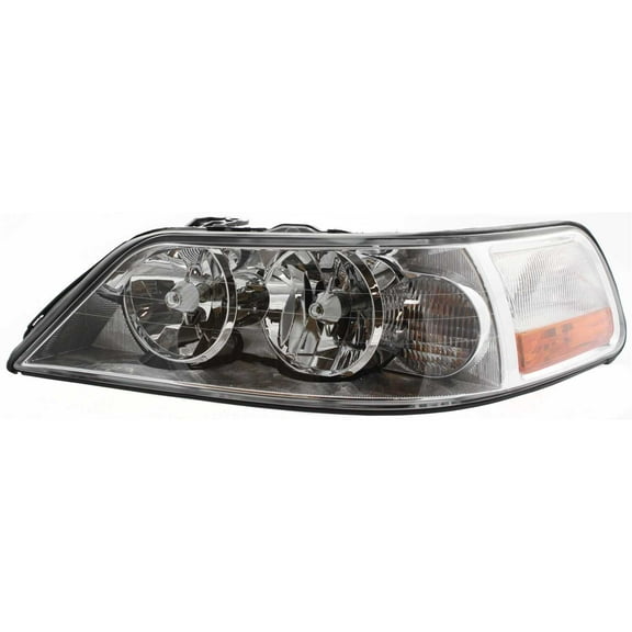 Headlight Compatible With 2003-2004 Lincoln Town Car Left Driver Halogen With bulb(s)