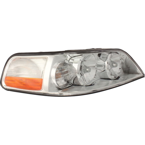 Headlight Compatible With 2003-2004 Lincoln Town Car Right Passenger Halogen With bulb(s)