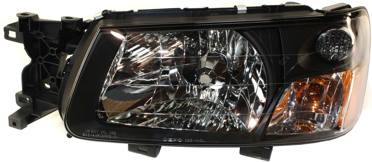 Headlight Compatible With 2003-2004 Subaru Forester Left Driver Halogen With bulb(s)