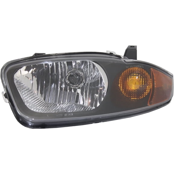 Headlight Compatible With 2003-2005 Chevrolet Cavalier Left Driver Halogen With bulb(s)