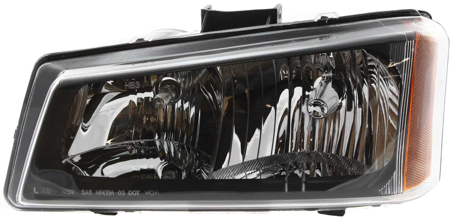 Headlight Compatible With 2003-2006 Chevrolet Silverado 2500 HD 2007 Classic Left Driver Halogen With bulb(s)