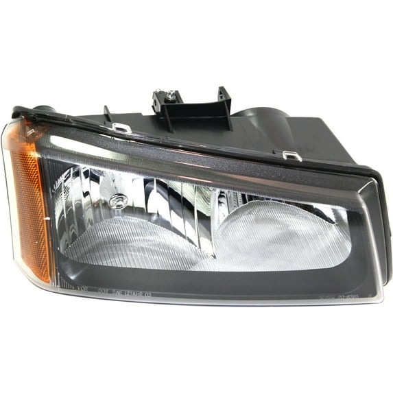 Headlight Compatible With 2003-2006 Chevrolet Silverado 2500 HD 2007 Classic Right Passenger Halogen With bulb(s) CAPA Certified