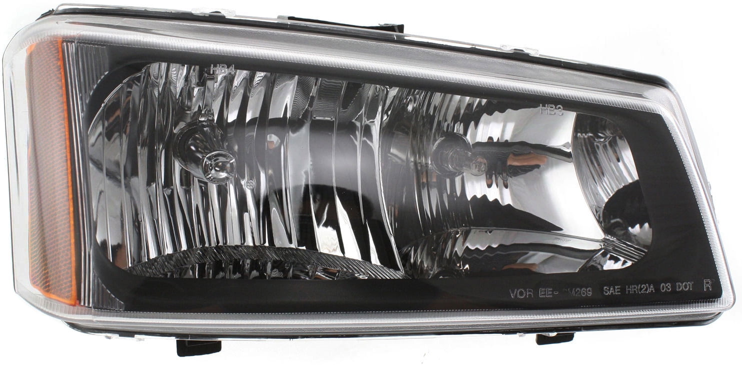 Headlight Compatible With 2003-2006 Chevrolet Silverado 2500 HD 2007 Classic Right Passenger Halogen With bulb(s)