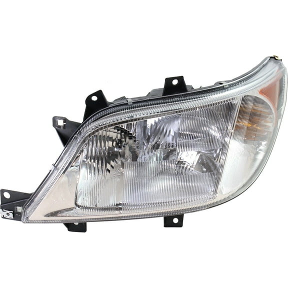Headlight Compatible With 2003-2006 Dodge Sprinter 2500 2002-2006 Freightliner 3500 Left Driver Halogen With bulb(s)