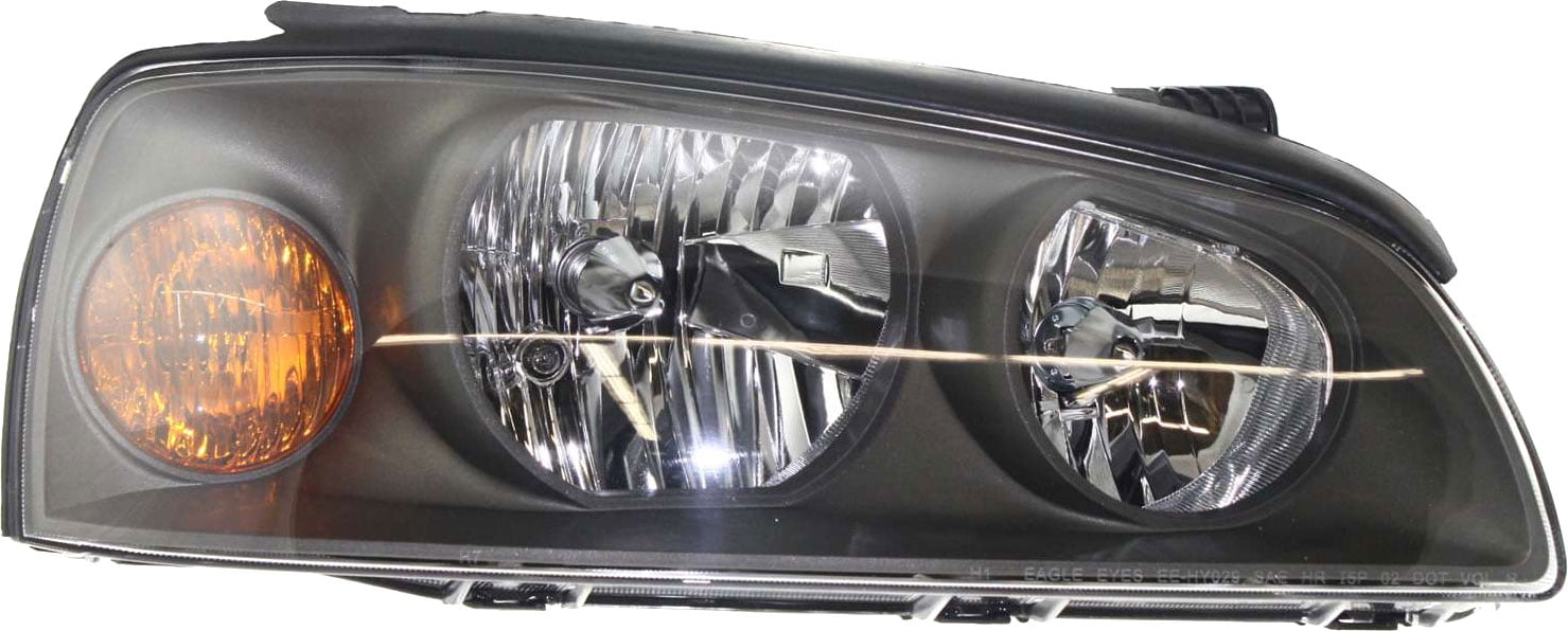 Headlight Compatible With 2004-2006 Hyundai Elantra Right Passenger Halogen With bulb(s)