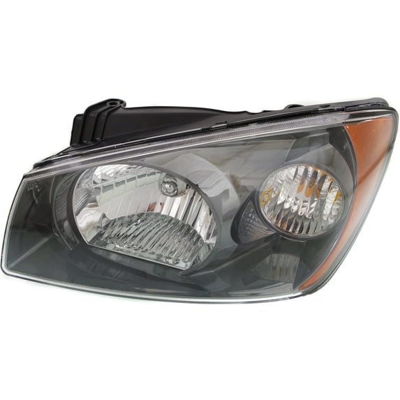 Headlight Compatible With 2004-2006 Kia Spectra Left Driver Halogen With bulb(s)
