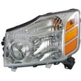 thumbnail image 1 of Headlight Compatible With 2004-2007 Nissan Titan 2005-2007 Armada Left Driver Halogen With bulb(s), 1 of 5