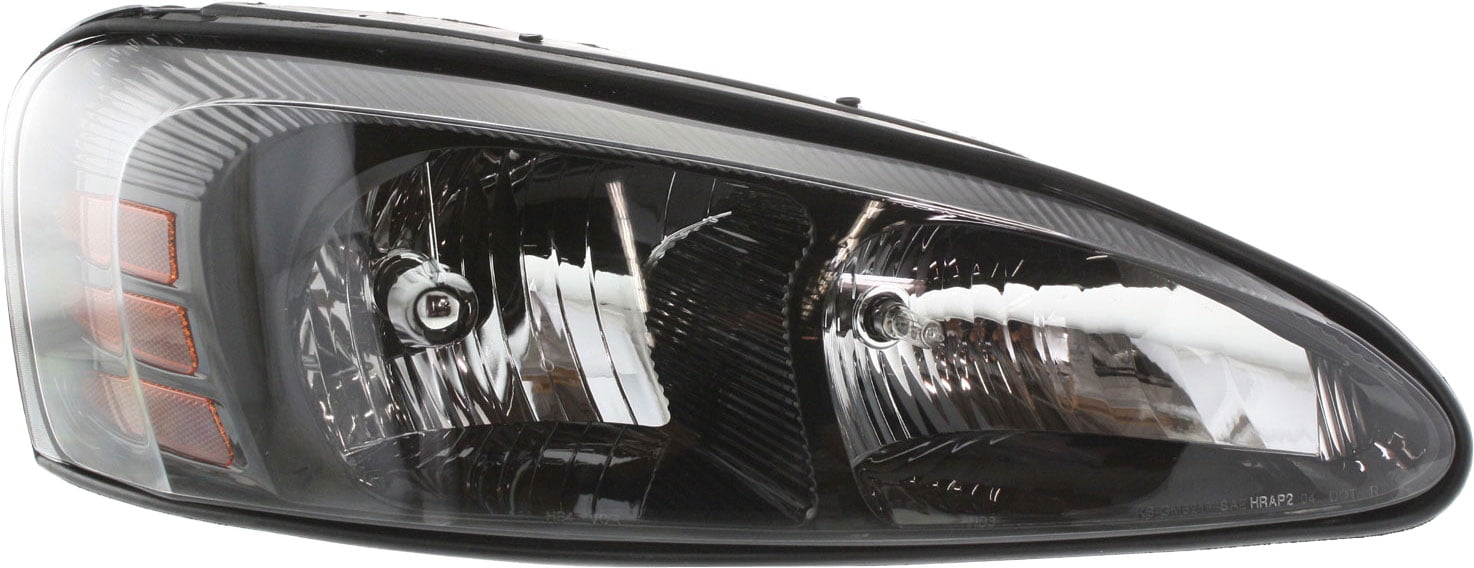 Headlight Compatible With 2004-2008 Pontiac Grand Prix Right Passenger Halogen With bulb(s)