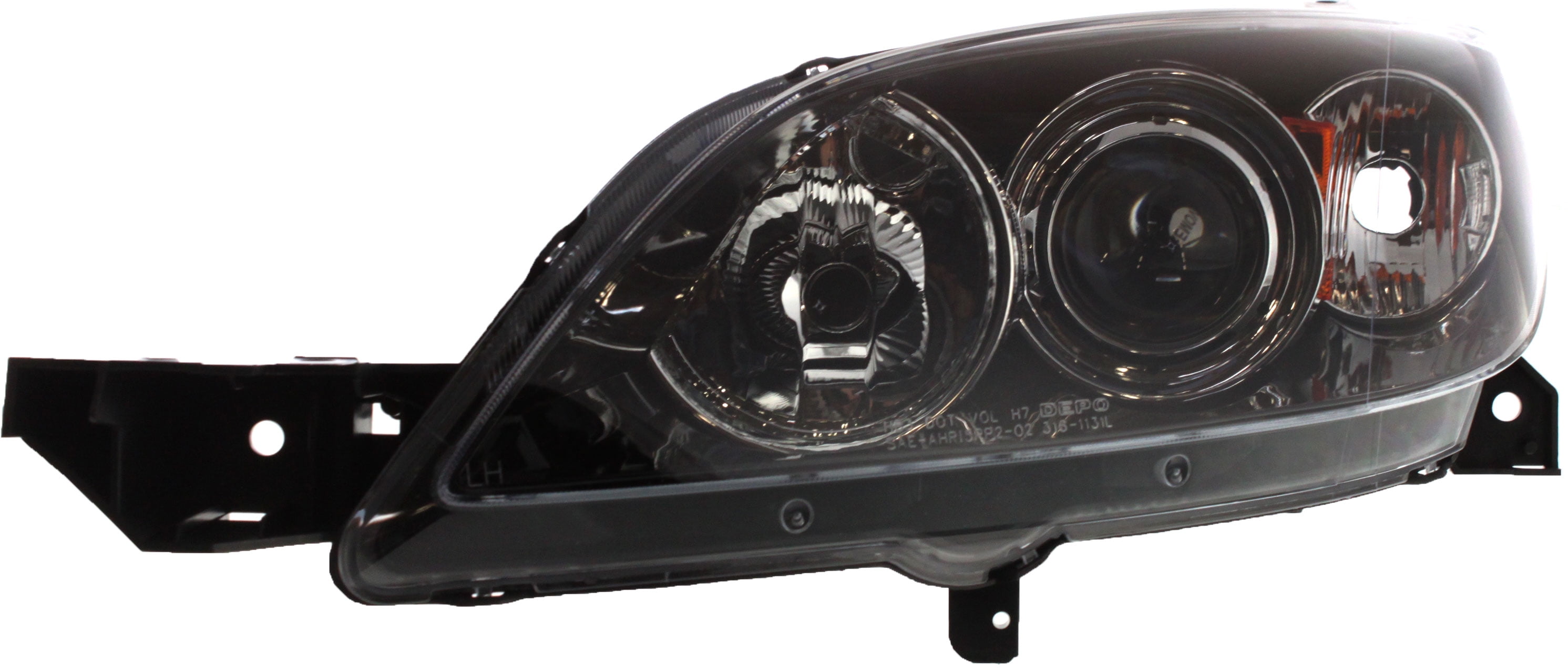 Headlight Compatible With 2004-2009 Mazda 3 Left Driver Halogen