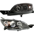 thumbnail image 1 of Headlight Compatible With 2004-2009 Mazda 3 SET of 2 Left Driver and Right Passenger Side Halogen, 1 of 3