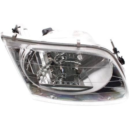 Headlight Compatible With 2004 Ford F-150 Heritage 1997-1999 F-250 Right Passenger Halogen With bulb(s)