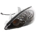 thumbnail image 2 of Pair Black Headlights For 2005-2006 Toyota Camry Sedan – Left & Right, Halogen With Bulbs 2 of 5