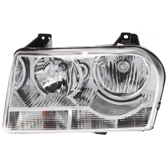 Headlight Compatible With 2005, 2007-2008 Chrysler 300 Left Driver Halogen With bulb(s)