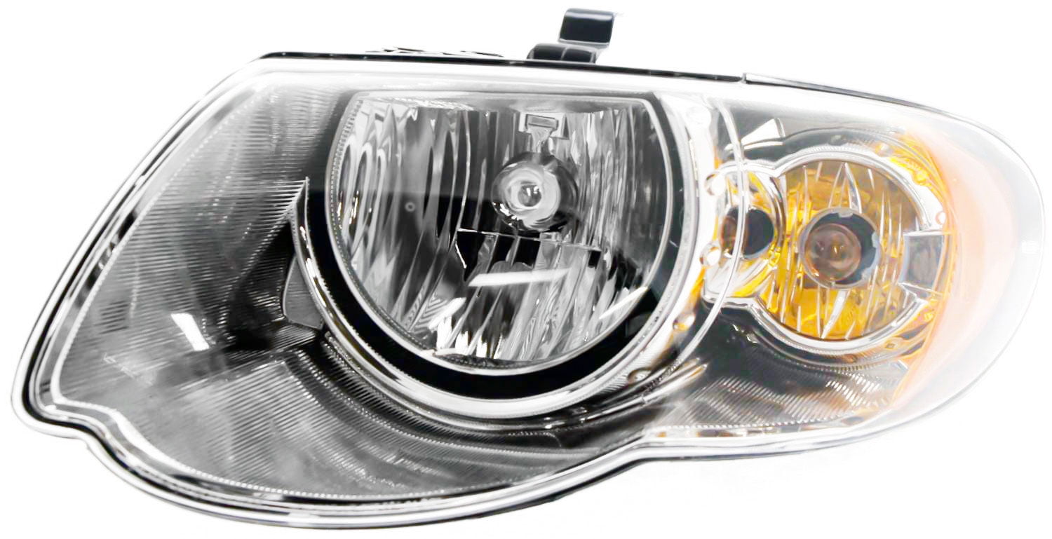 Headlight Compatible With 2005-2007 Chrysler Town and Country Left Driver Halogen With bulb(s)