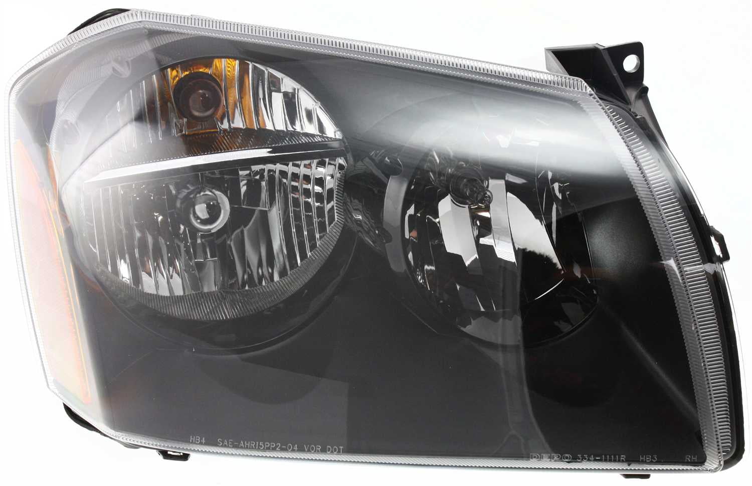 Headlight Compatible With 2005-2007 Dodge Magnum Right Passenger Halogen With bulb(s)