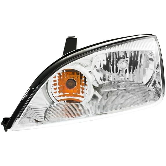 Headlight Compatible With 2005-2007 Ford Focus Left Driver Halogen With bulb(s)