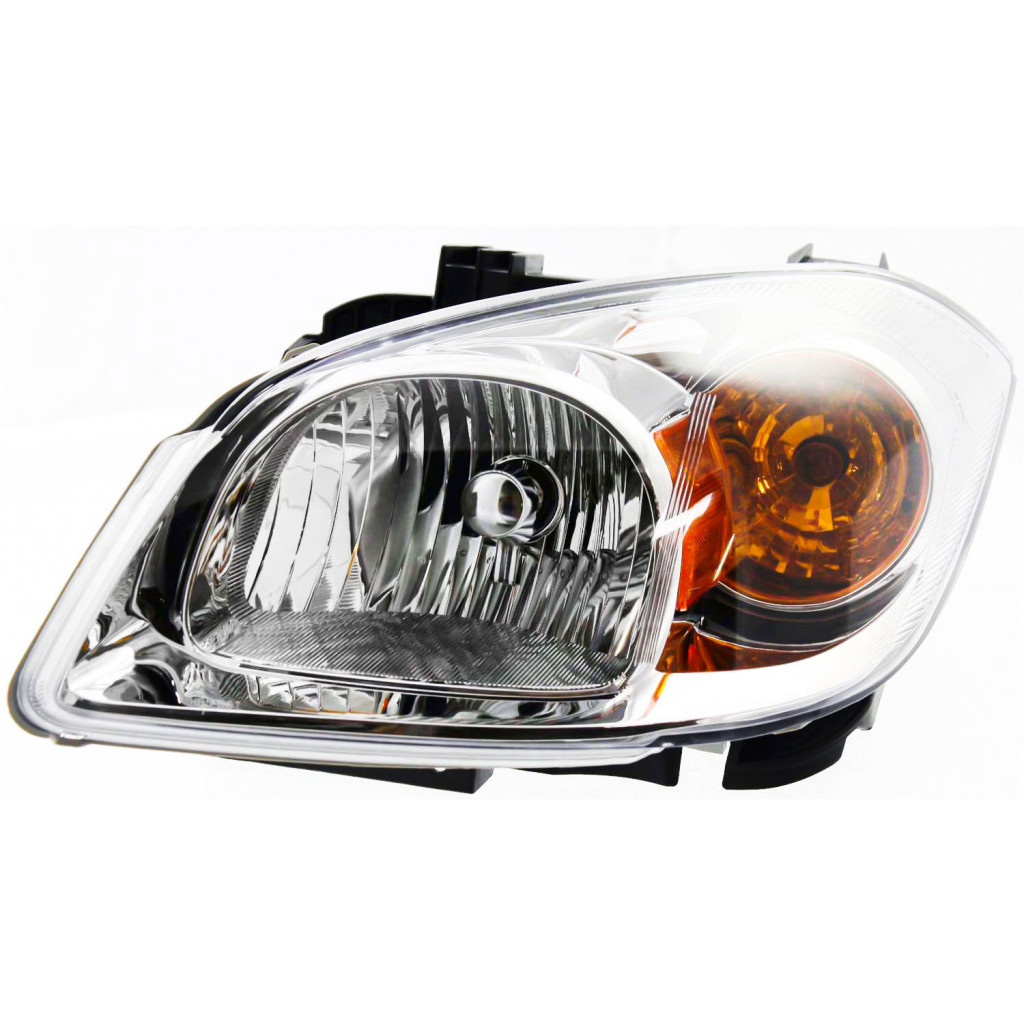 Headlight Assembly Set of 2 with Amber Turn Signal Compatible with