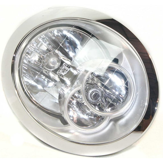 Headlight Compatible With 2005-2008 Mini Cooper Right Passenger Halogen With bulb(s)