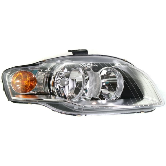 Headlight Compatible With 2005-2009 Audi A4 Quattro Right Passenger Halogen With bulb(s)