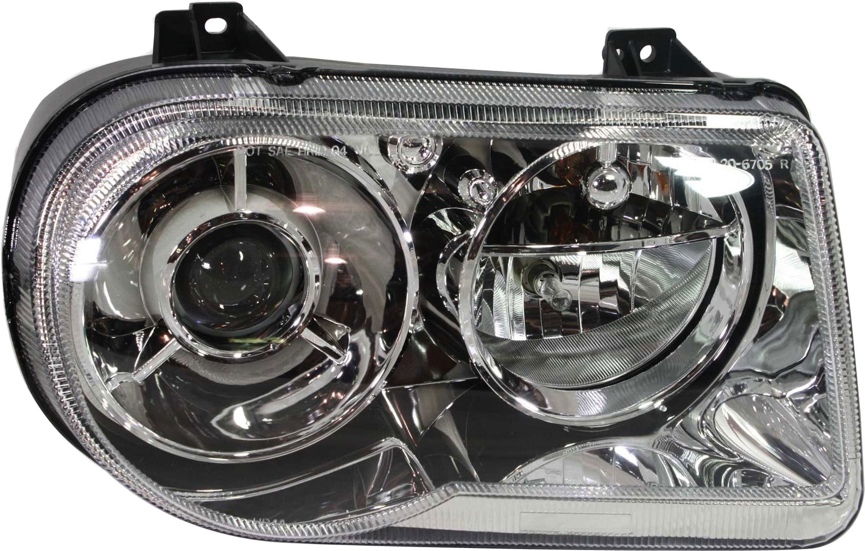 Headlight Compatible With 2005-2010 Chrysler 300 Right Passenger Halogen With bulb(s)