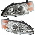 thumbnail image 1 of Headlight Compatible With 2006-2007 Subaru Outback Legacy SET of 2 Left Driver and Right Passenger Side Halogen With bulb(s), 1 of 3