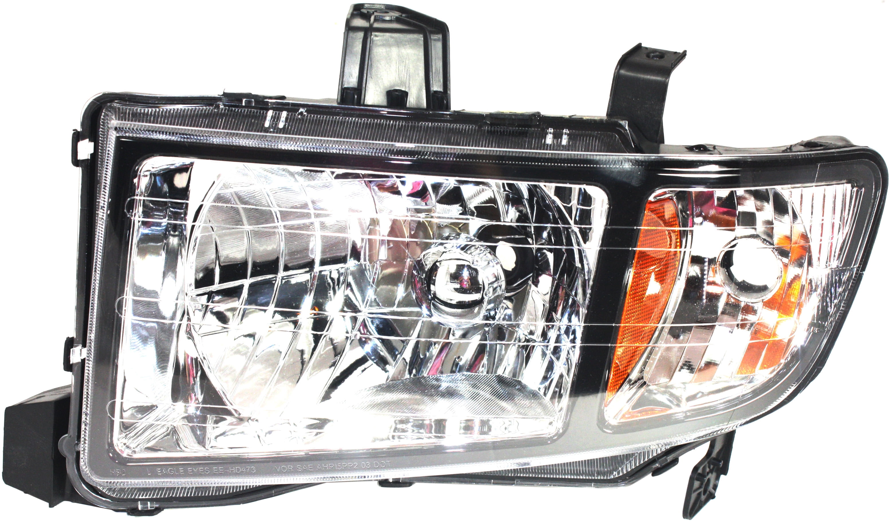 Headlight Compatible With 2006-2008 Honda Ridgeline Left Driver Halogen