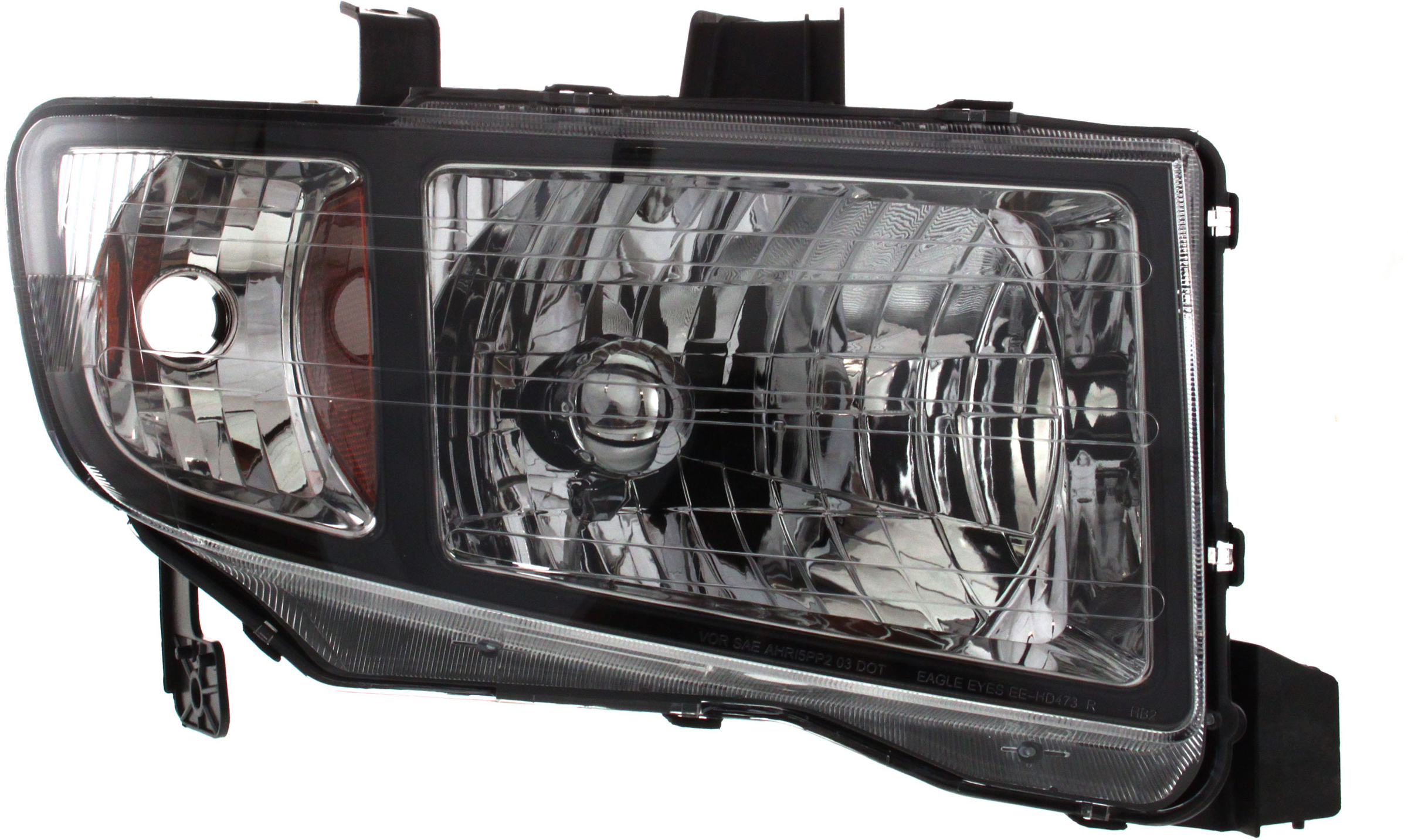 Headlight Compatible With 2006-2008 Honda Ridgeline Right Passenger Halogen