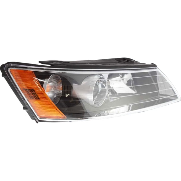 Headlight Compatible With 2006-2008 Hyundai Sonata Right Passenger Halogen With bulb(s)