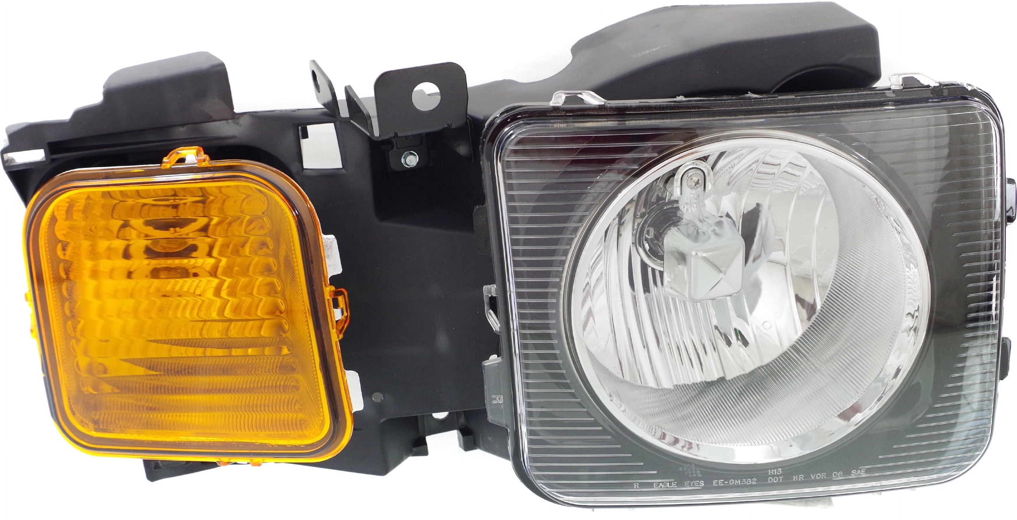 Headlight Compatible With 2006-2010 Hummer H3 2009-2010 H3T Right Passenger Halogen With bulb(s)