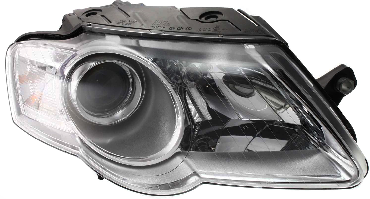 Headlight Compatible With 2006-2010 Volkswagen Passat Right Passenger Halogen With bulb(s)