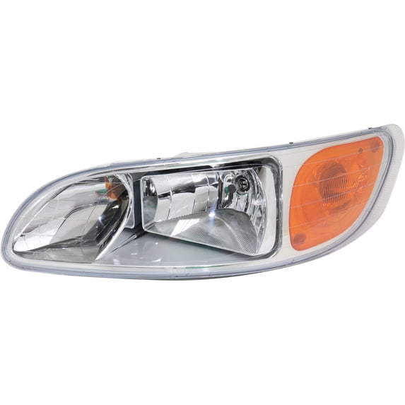 Headlight Compatible With 2006-2015 Peterbilt 386 2000-2011 387 Left Driver Halogen With bulb(s)