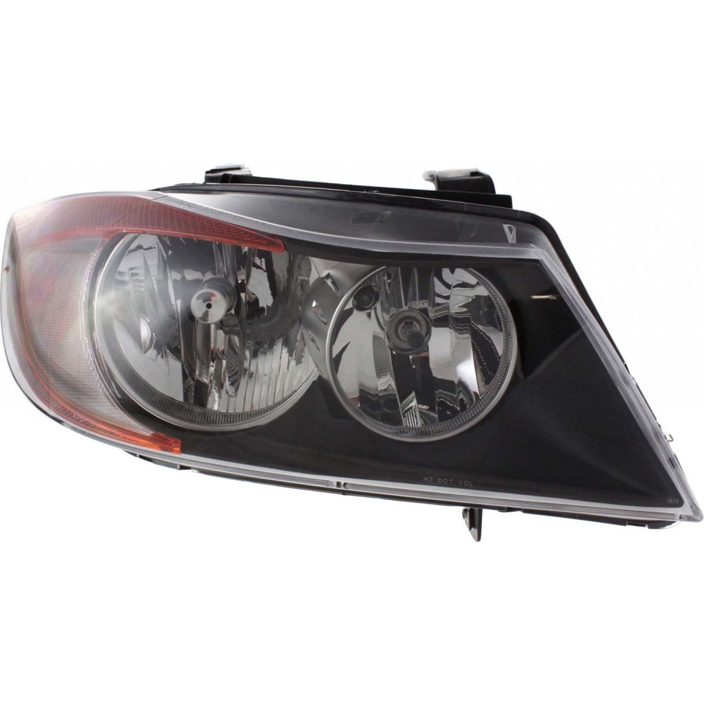 Headlight Compatible With 2006 BMW 330i 330xi Right Passenger Halogen With bulb(s)