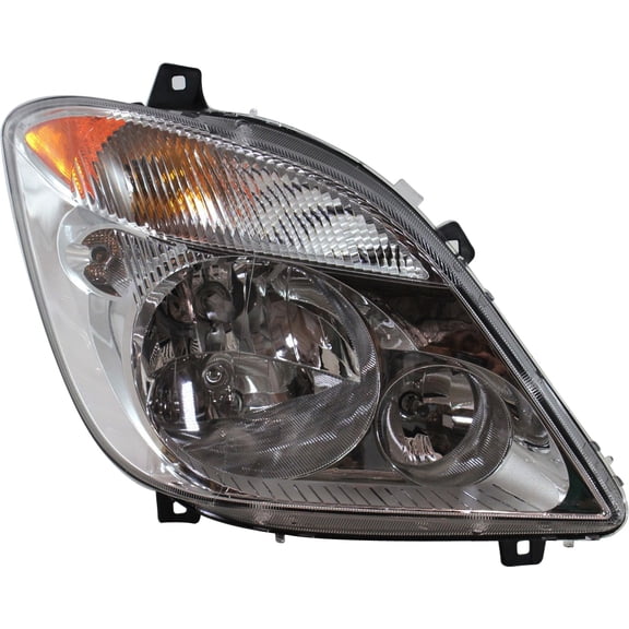 Headlight Compatible With 2007-2009 Dodge Sprinter 2500 Freightliner 3500 Right Passenger Halogen With bulb(s)