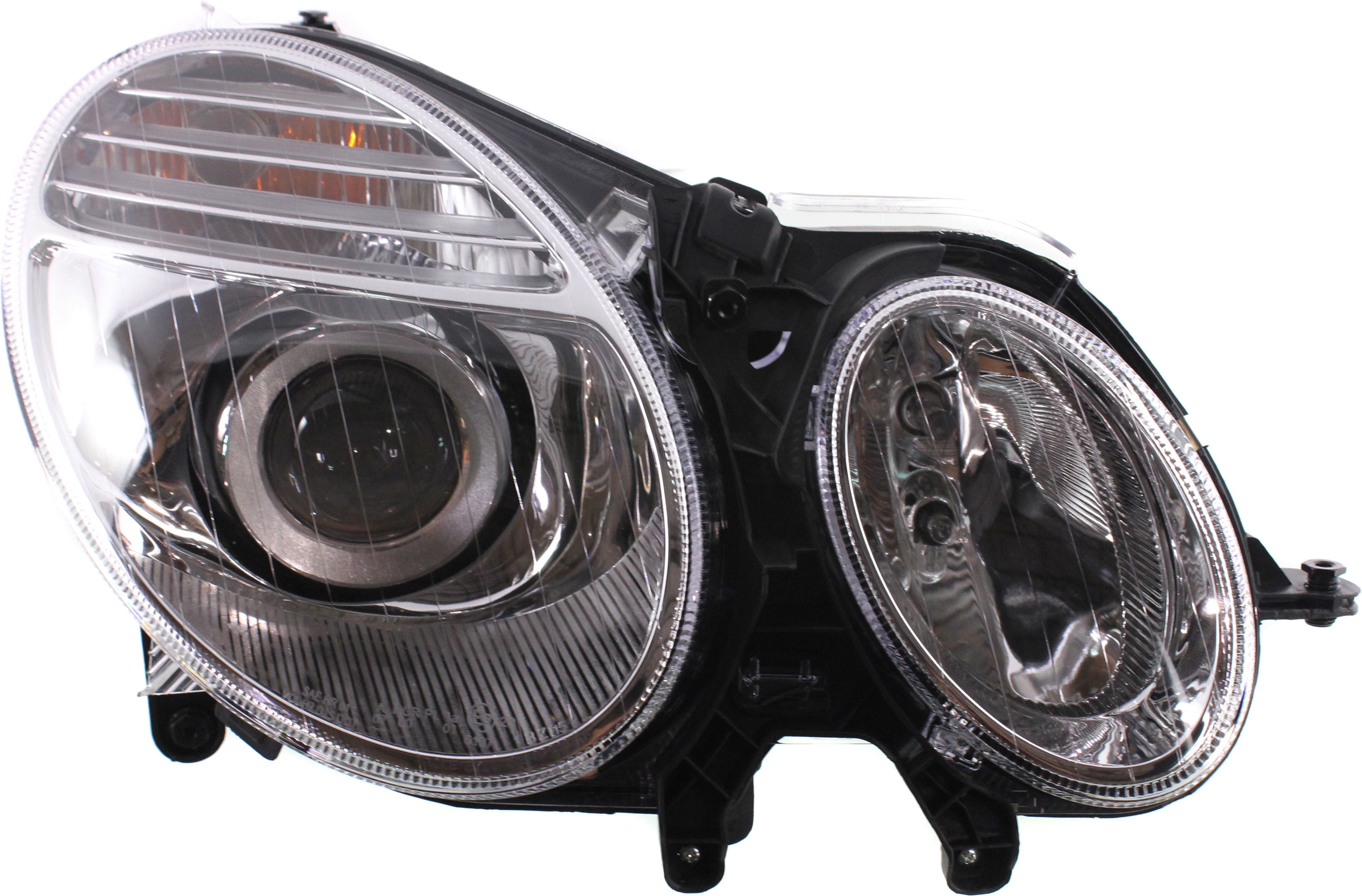 Headlight Compatible With 2007-2009 Mercedes Benz E550 E63 AMG Right Passenger Halogen With bulb(s)