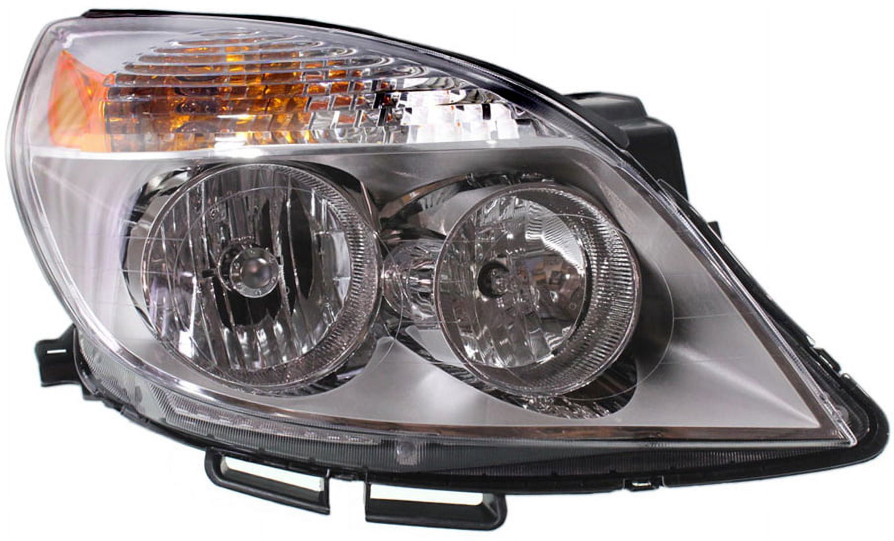 Headlight Compatible With 2007-2009 Saturn Aura Right Passenger Halogen With bulb(s)