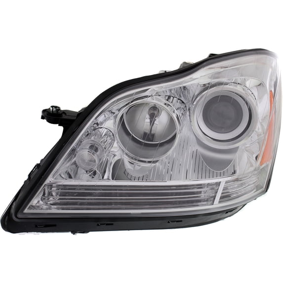 Headlight Compatible With 2007-2012 Mercedes Benz GL450 2010-2012 GL350 Left Driver Halogen With bulb(s)