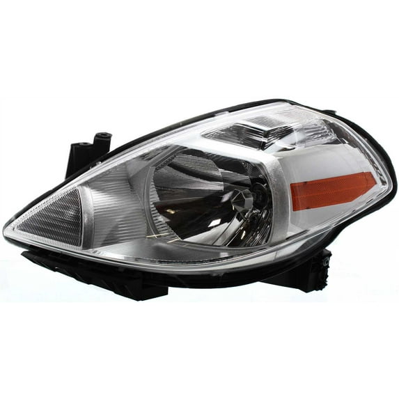Headlight Compatible With 2007-2012 Nissan Versa Left Driver Halogen With bulb(s) CAPA Certified