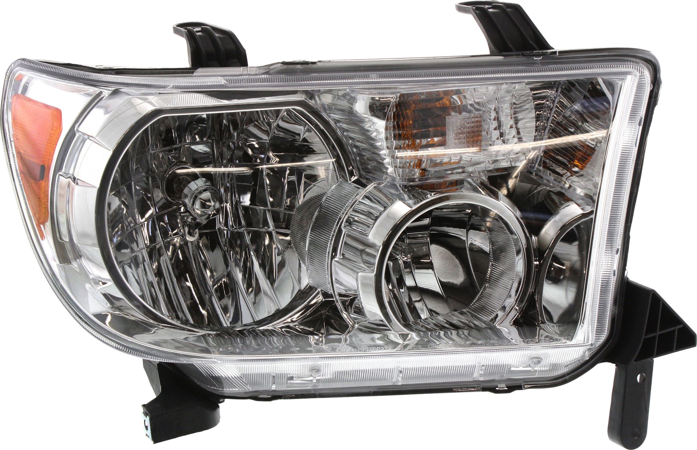Headlight Compatible With 2007-2013 Toyota Tundra 2008-2017 Sequoia Right Passenger Halogen With bulb(s)