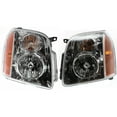thumbnail image 1 of Headlight Compatible With 2007-2014 GMC Yukon XL 1500 SET of 2 Left Driver and Right Passenger Side Halogen With bulb(s), 1 of 3