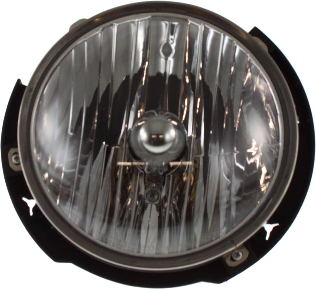 Headlight Compatible With 2007-2017 Jeep Wrangler Left Driver Halogen With bulb(s) CAPA Certified