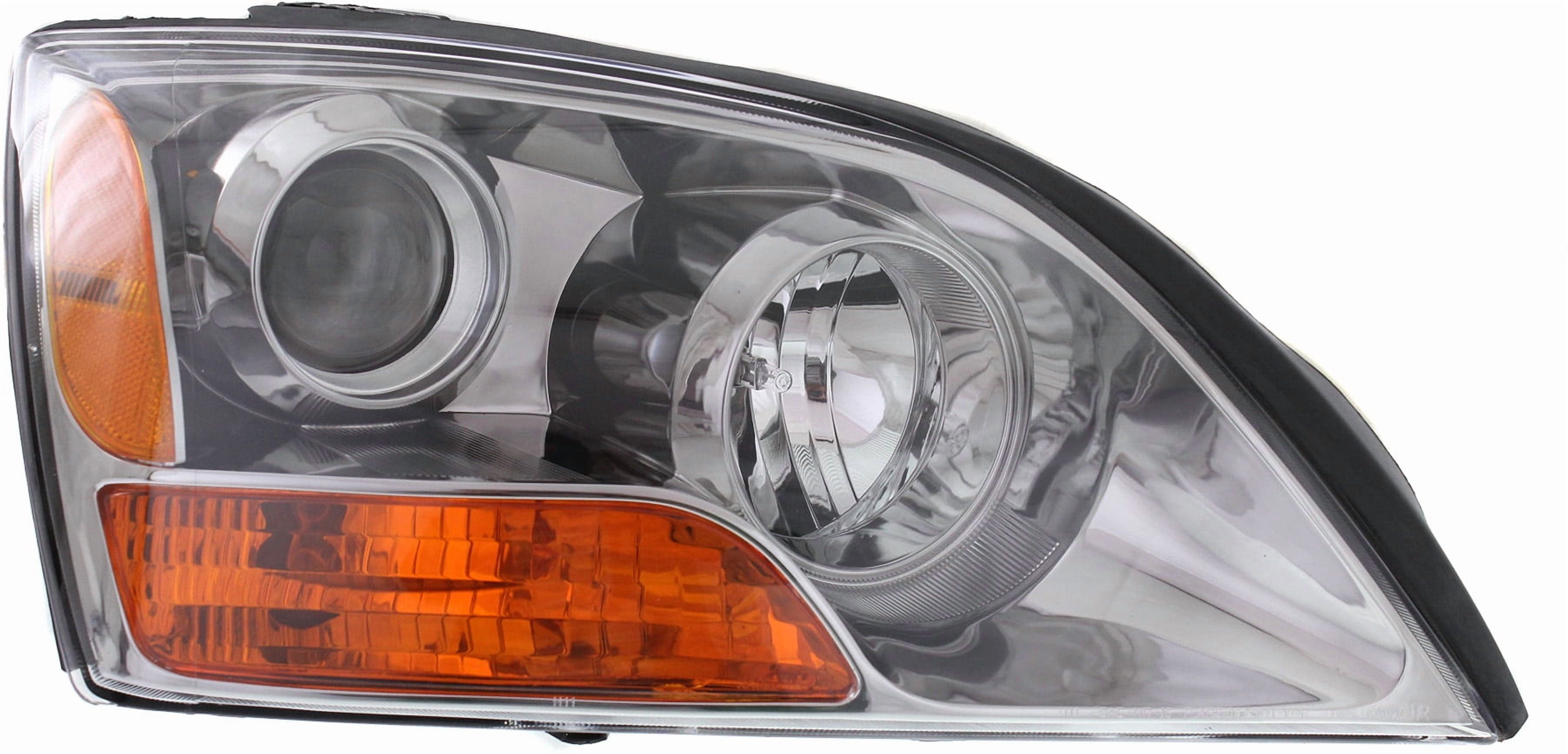 Headlight Compatible With 2007 Kia Sorento Right Passenger Halogen With bulb(s)