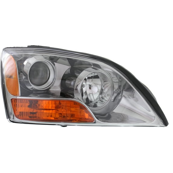 Headlight Compatible With 2007 Kia Sorento Right Passenger Halogen With bulb(s)