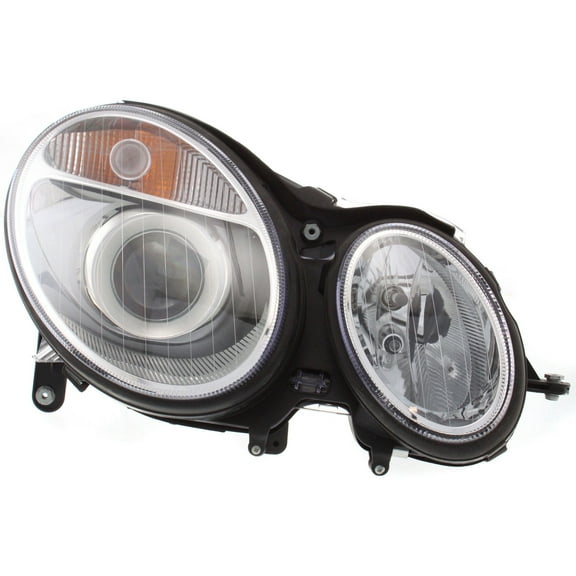 Headlight Compatible With 2007 Mercedes Benz E550 E63 AMG Right Passenger Halogen With bulb(s)