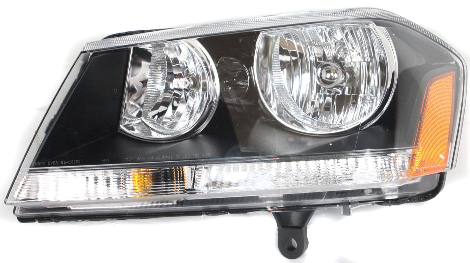 Headlight Compatible With 2008-2010, 2012-2014 Dodge Avenger Left Driver Halogen With bulb(s)